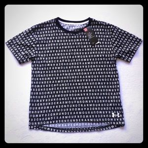 Women's UA logo heatgear tee shirt Sz XS